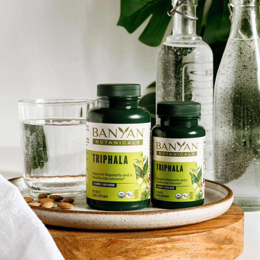 Triphala Orgánica en tabletas