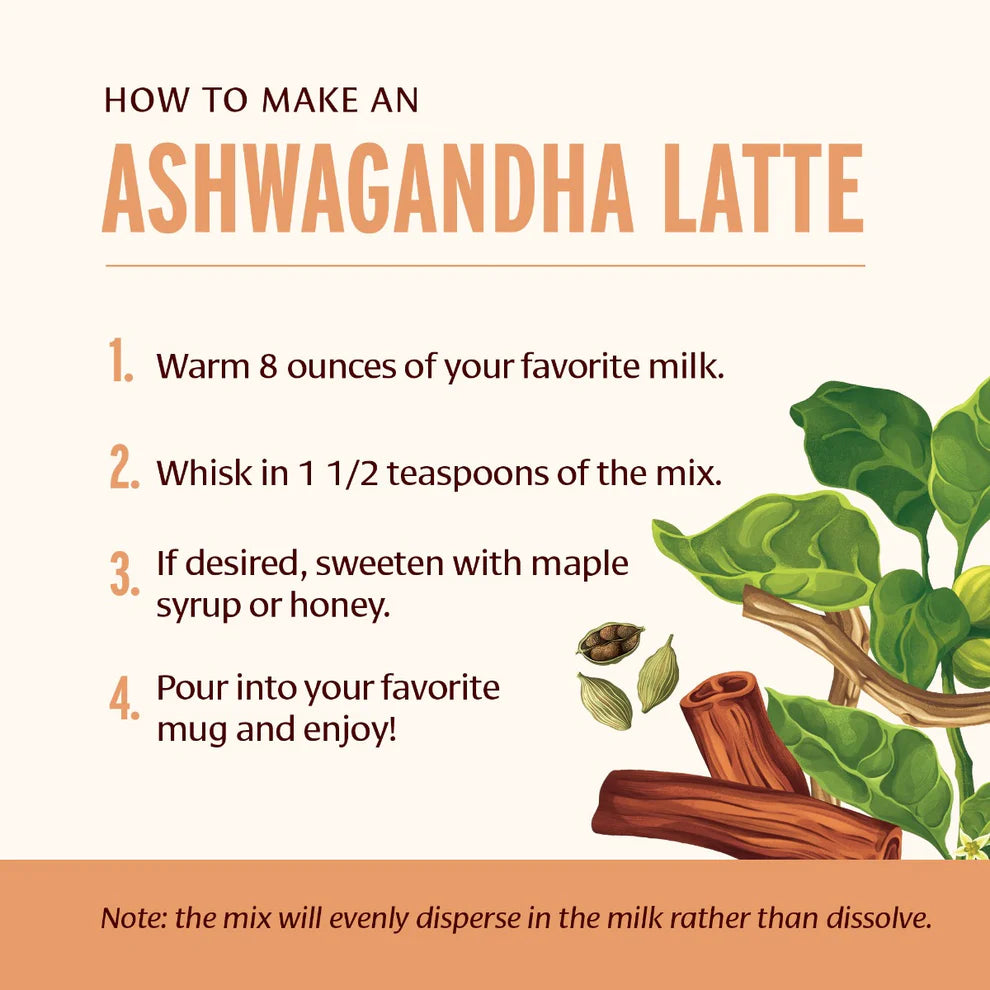 Mezcla para Latte de Ashwagandha (56.6g)